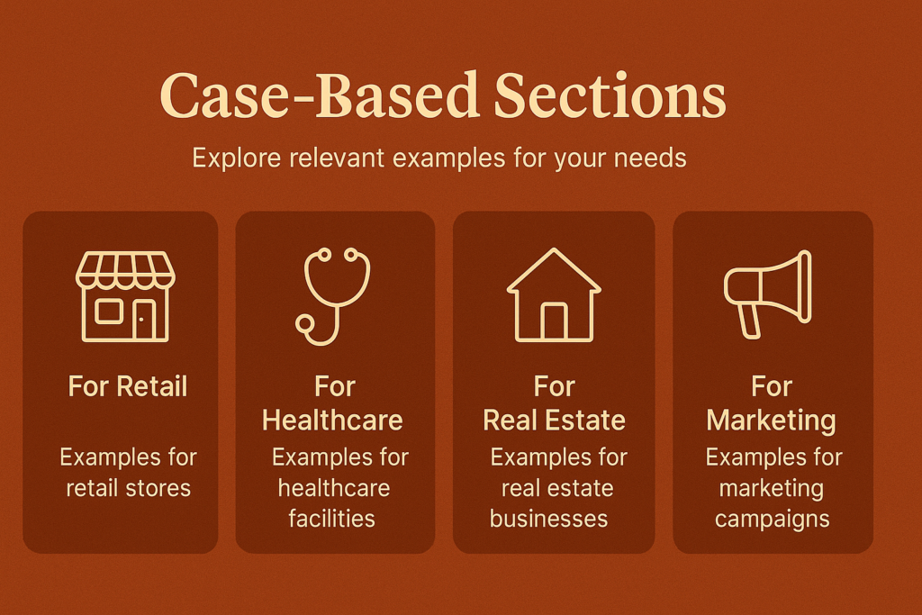 Case-Based Sections