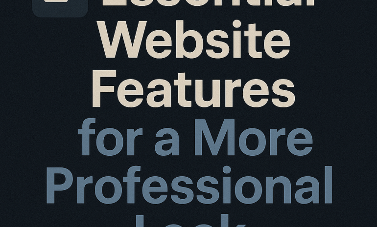 Essential Website Features