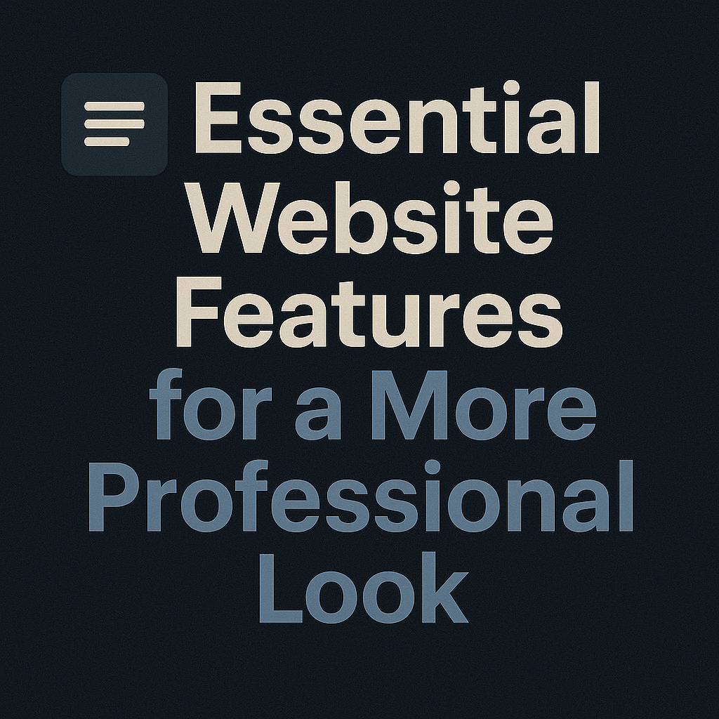 Essential Website Features
