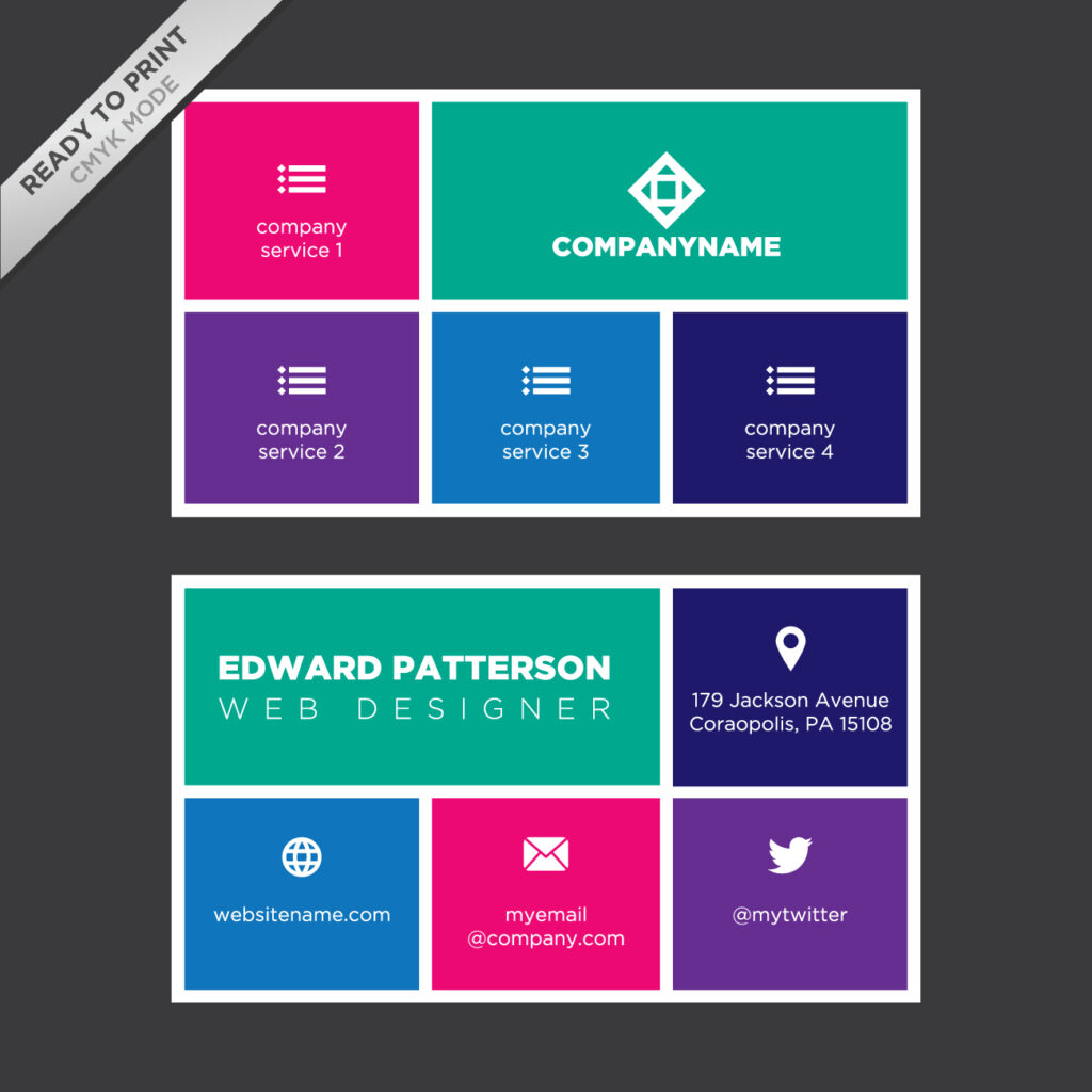 Grid Layout with Icons