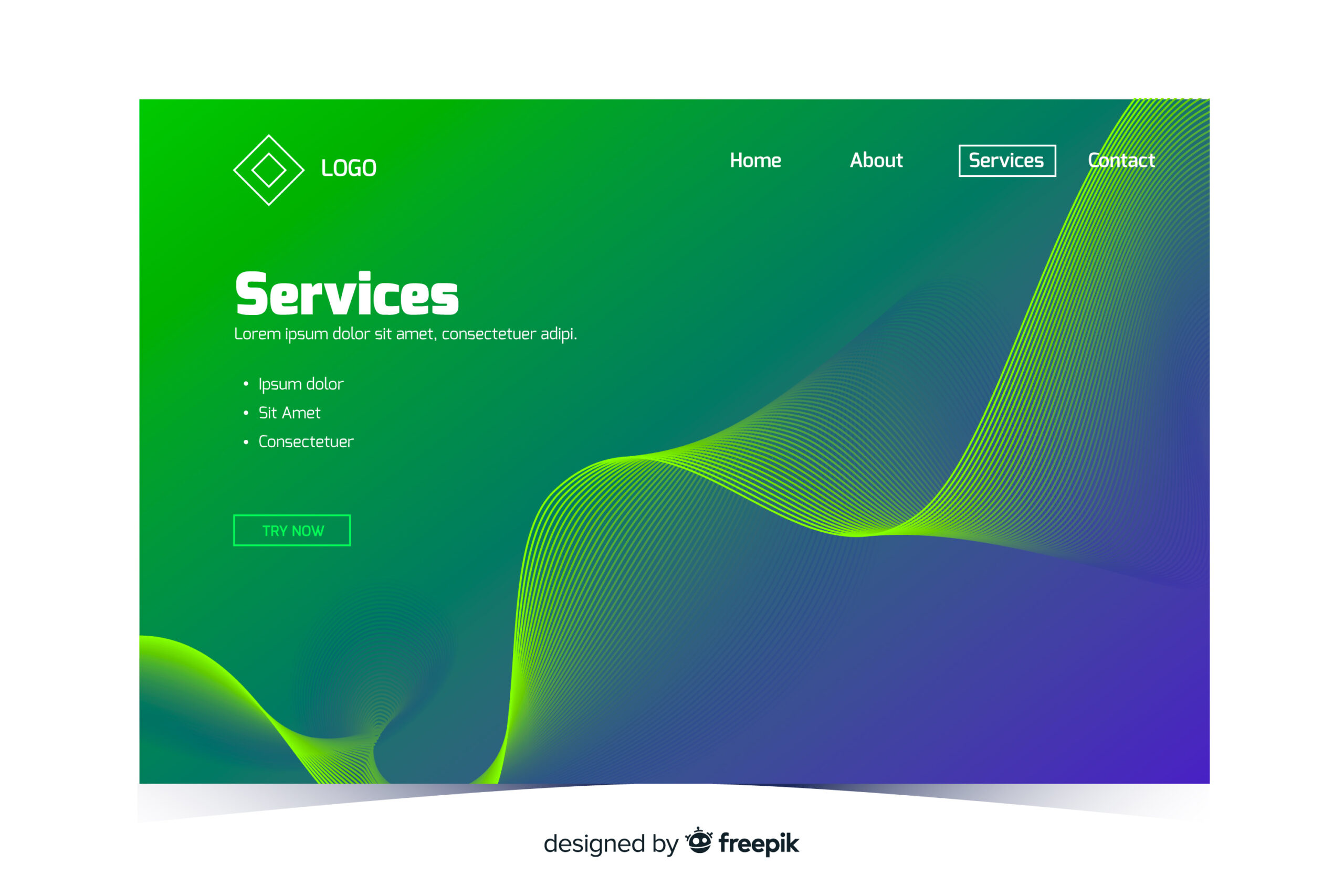 Service page Design