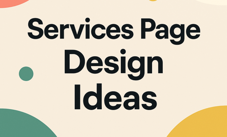 Services Page Design Ideas