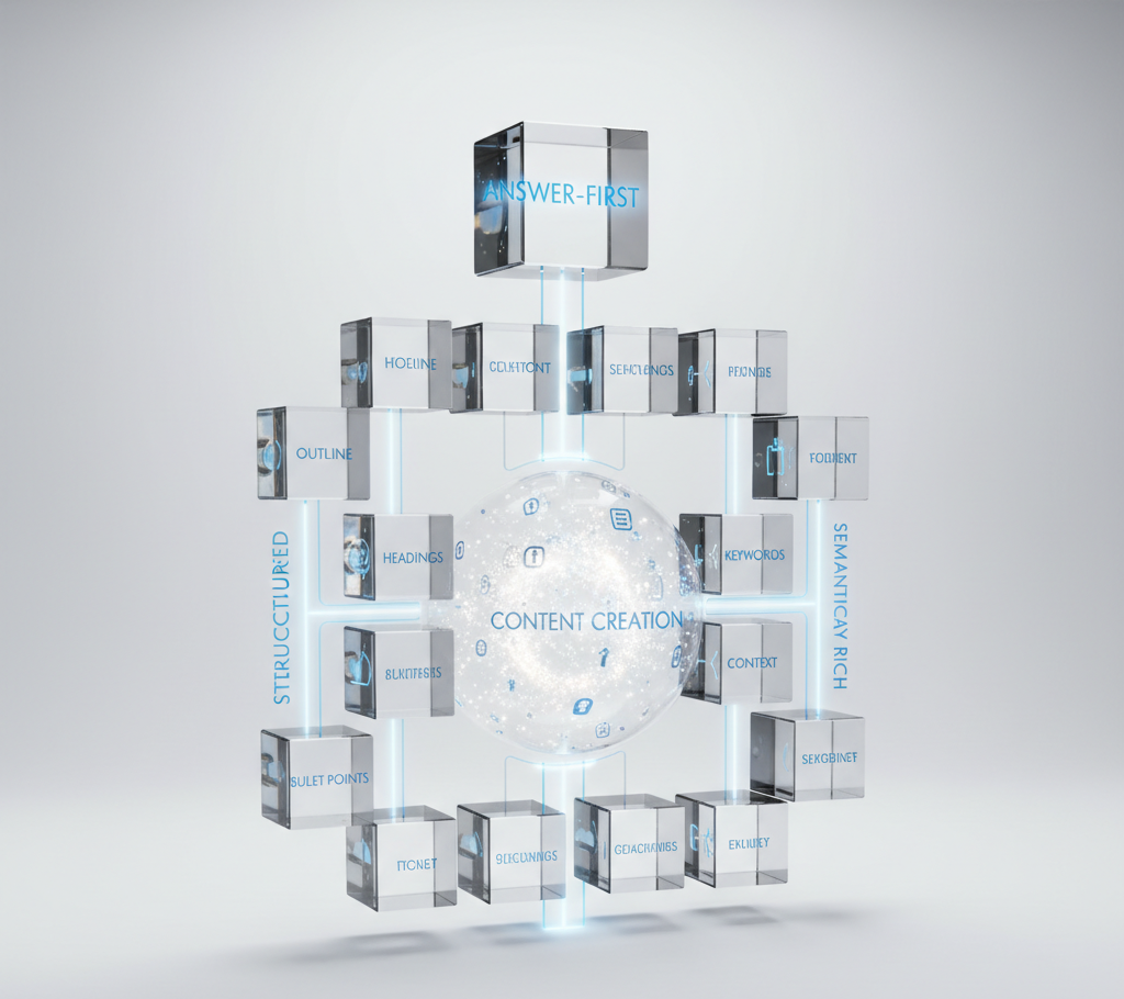 Content creation structure
