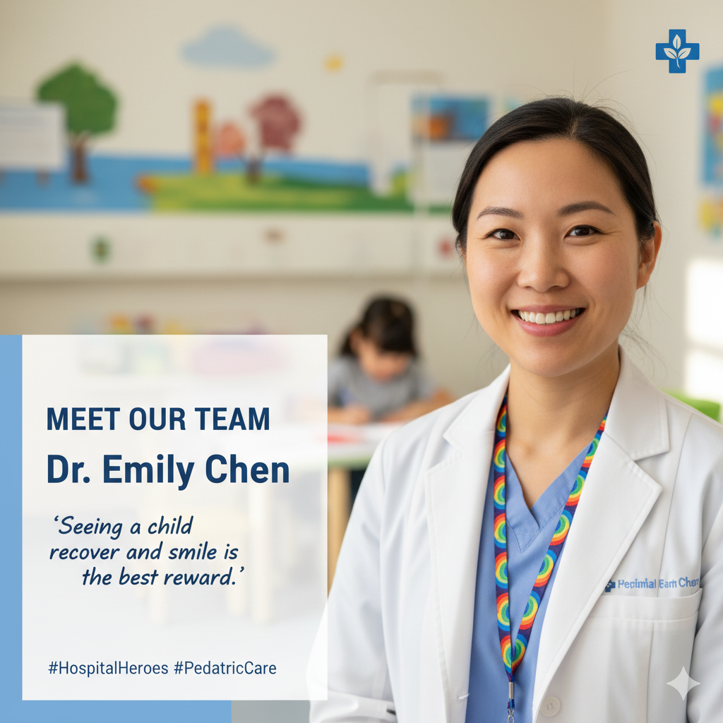 Hospital Social Media Post Design Ideas