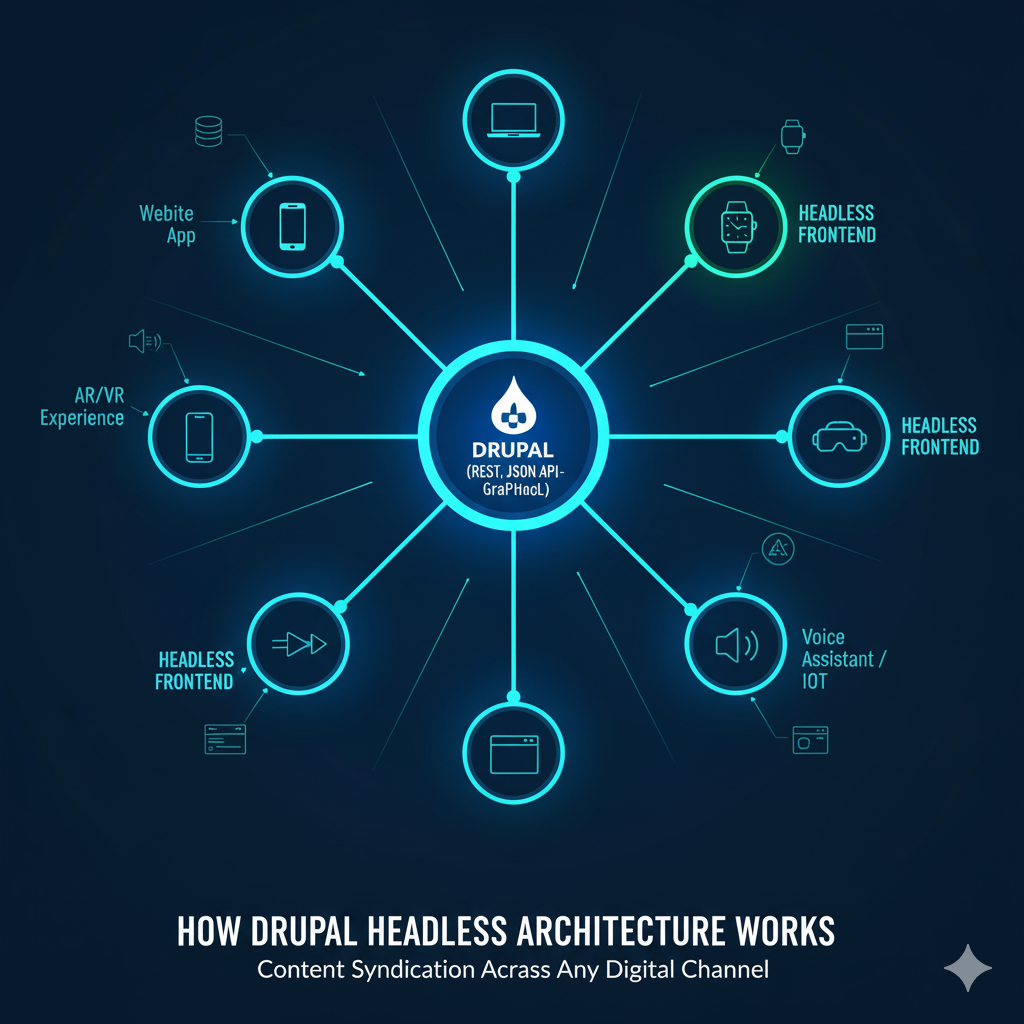 How Drupal Headless Architecture Works