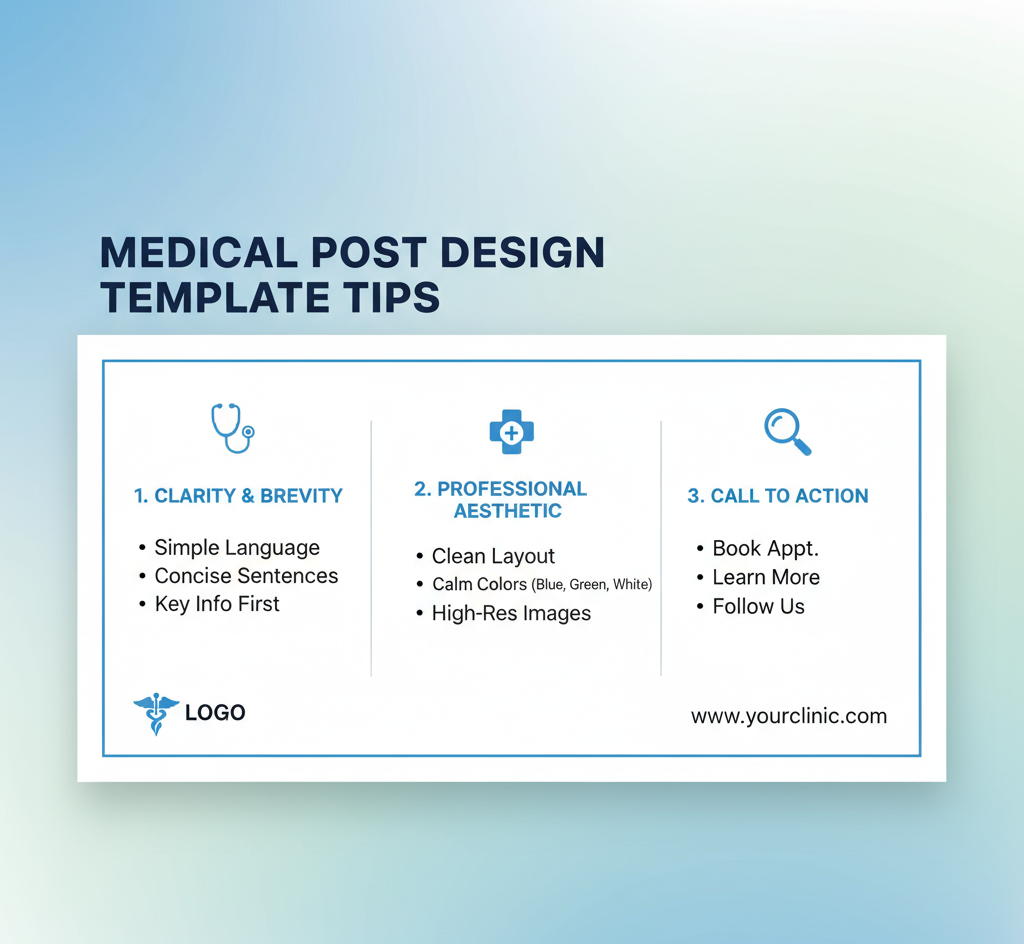 Medical Post Design Template Tips