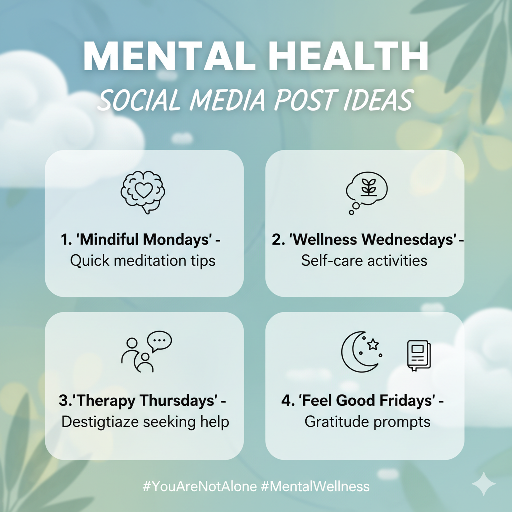 Mental Health Social Media Post Ideas